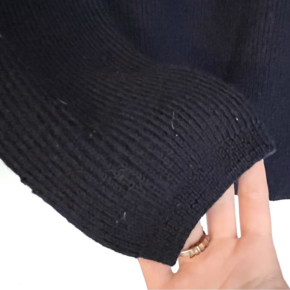 Woolmark 100% Wool Navy Blue Button Cardigan Sweater Crest Sailor Vintage France - Picture 10 of 14